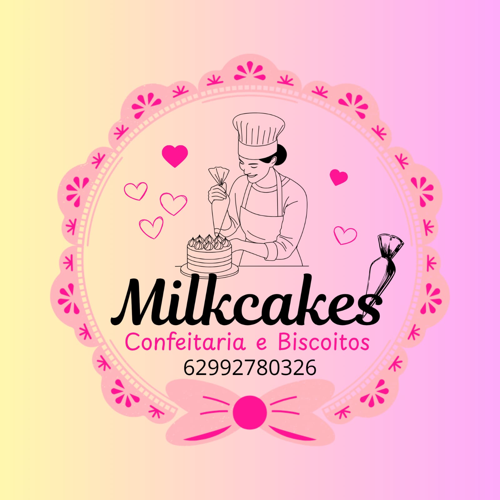 Logo Confeitaria MilKCake
